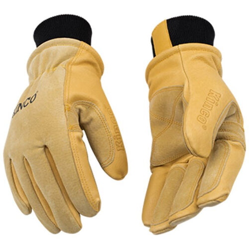 Kinco Lined Heavy Duty Premium Grain Suede Pigskin Driver Gloves Thumbnail