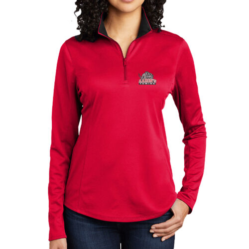 ® Ladies Silk Touch ™ Performance 1/4 Zip Thumbnail