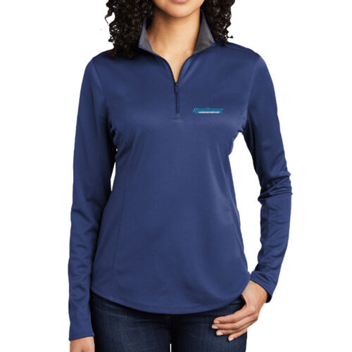 ® Ladies Silk Touch ™ Performance 1/4 Zip Thumbnail